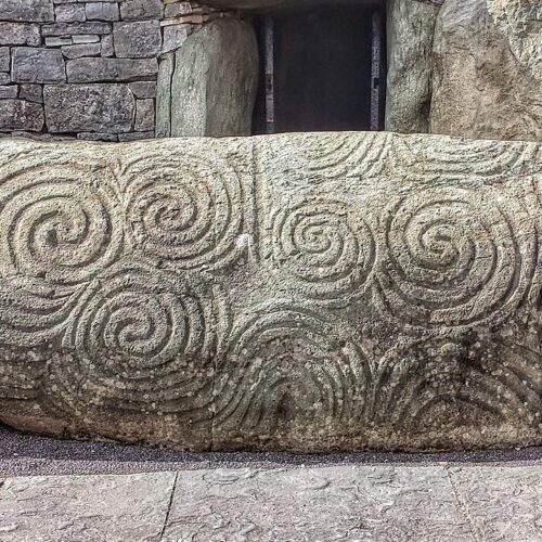 Entrance to newgrange tomb
